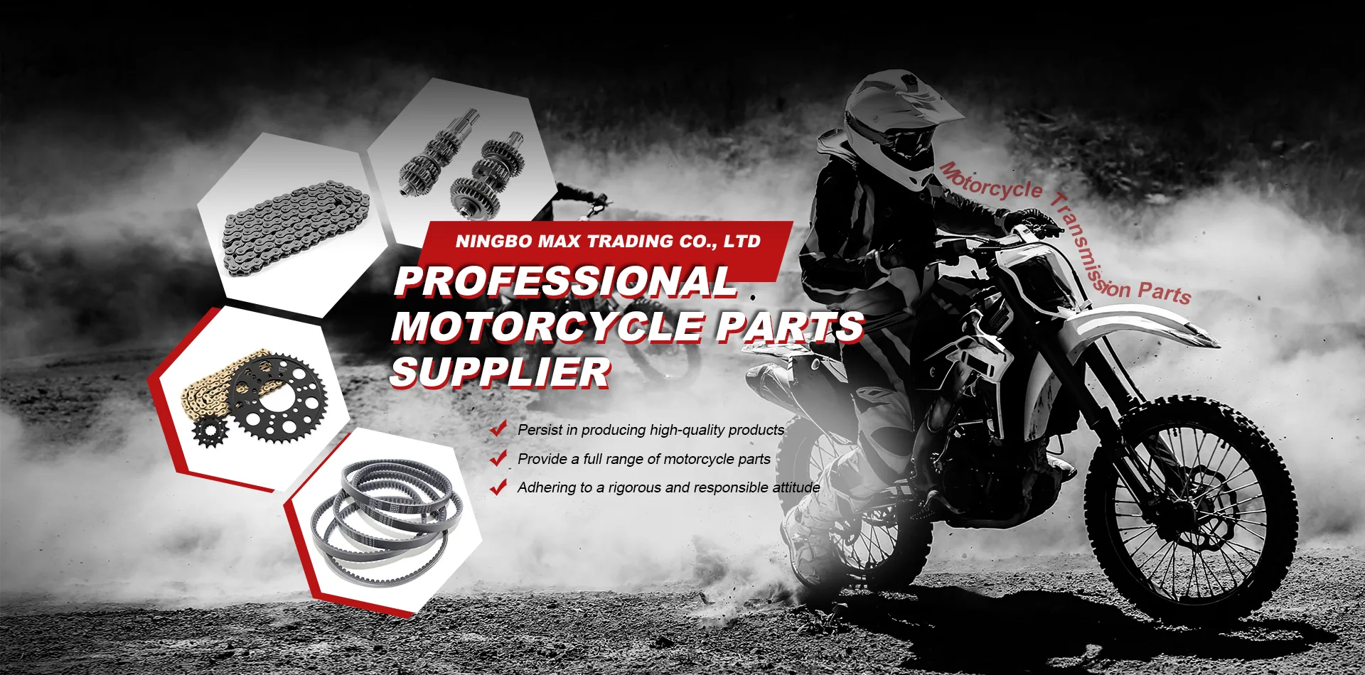 Durable Motorcycle Transmission Parts Supplier