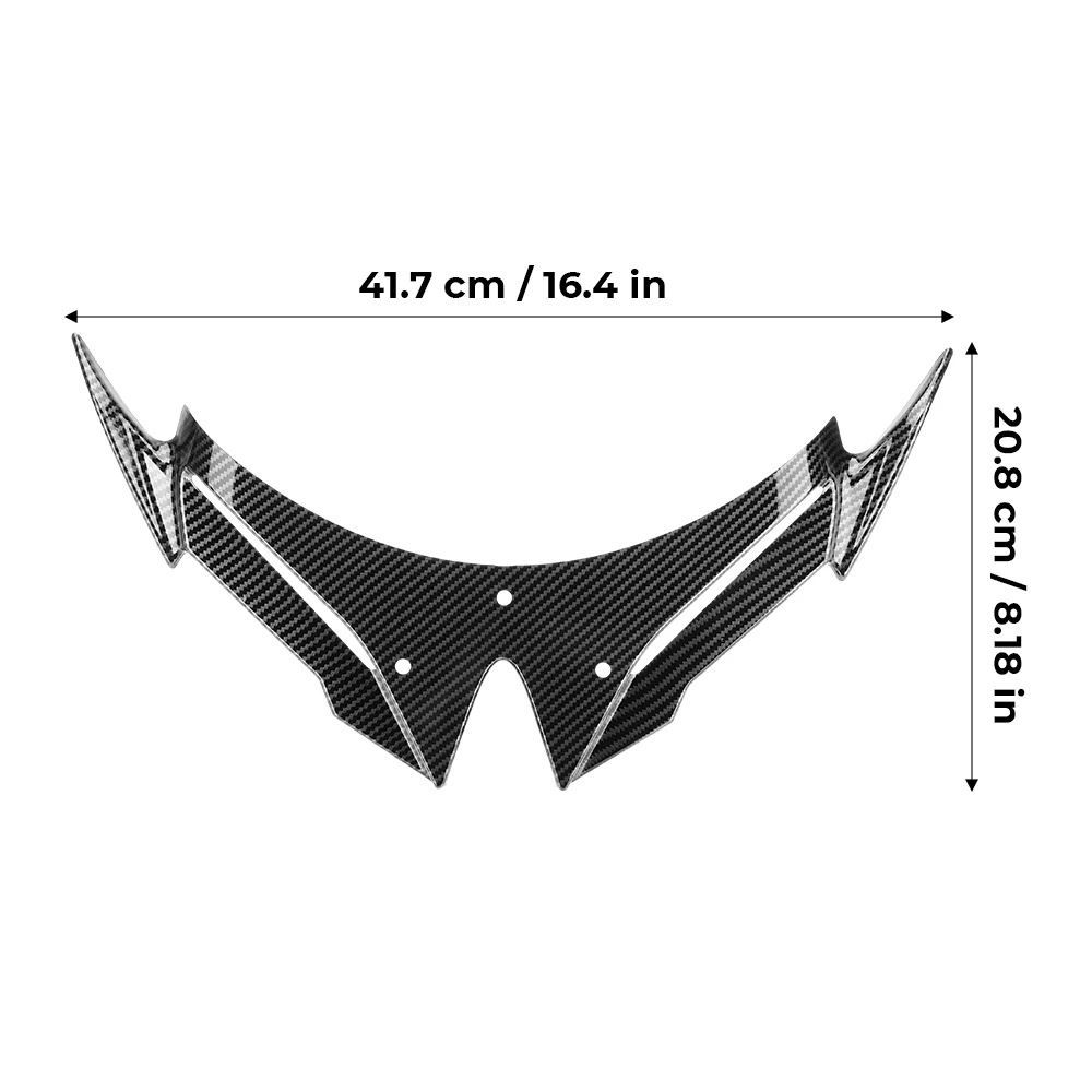 Spoiler Winglet Fairing Depan Sayap Aerodinamik Untuk Kawasaki Ninja 500 Ninja 500 SE 2024‑2026